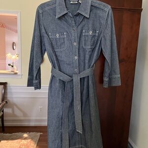 Denim Shirt Dress